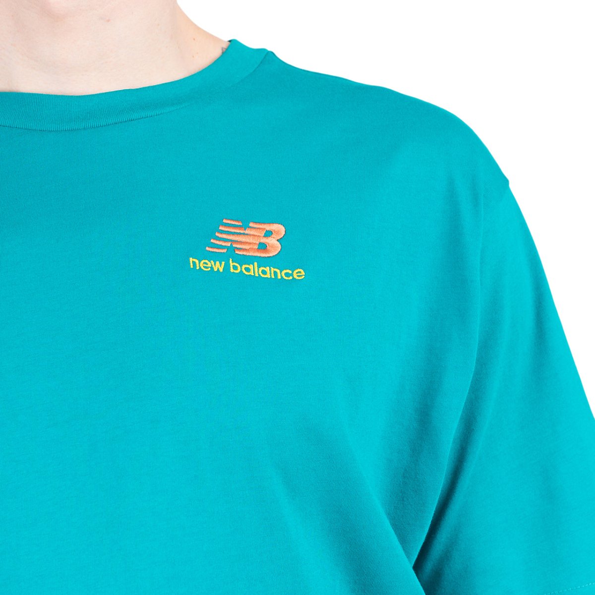 New Balance Essentials Embroidered T-Shirt (Türkis) - Allike Store
