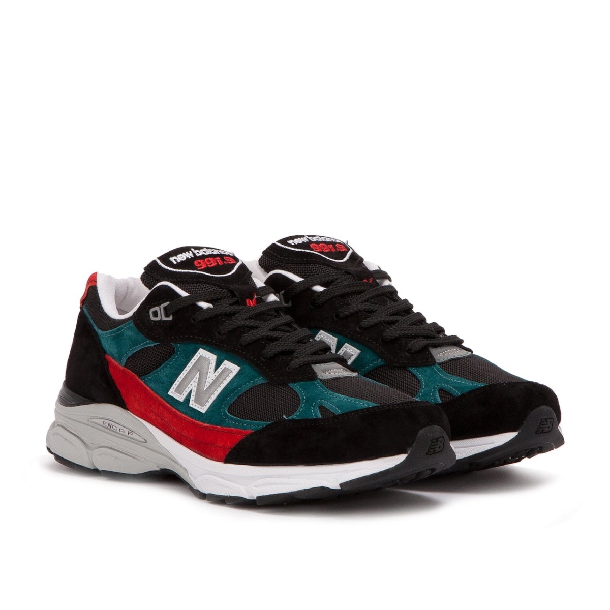 New Balance M 9919SCF - Made in England '.9 Pack' (Schwarz / Rot / Türkis) - Allike Store