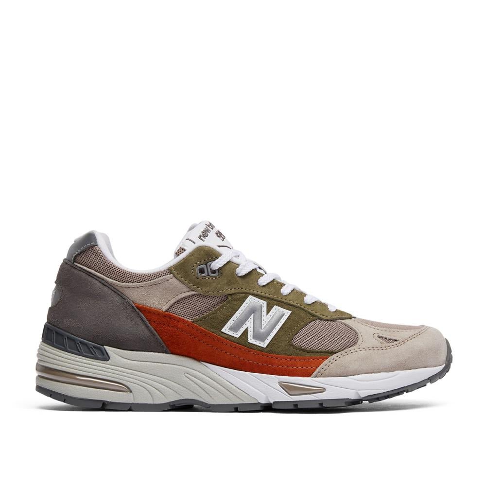 New Balance M991 NGO 'Made in England' (Nude / Grün / Orange) - Allike Store