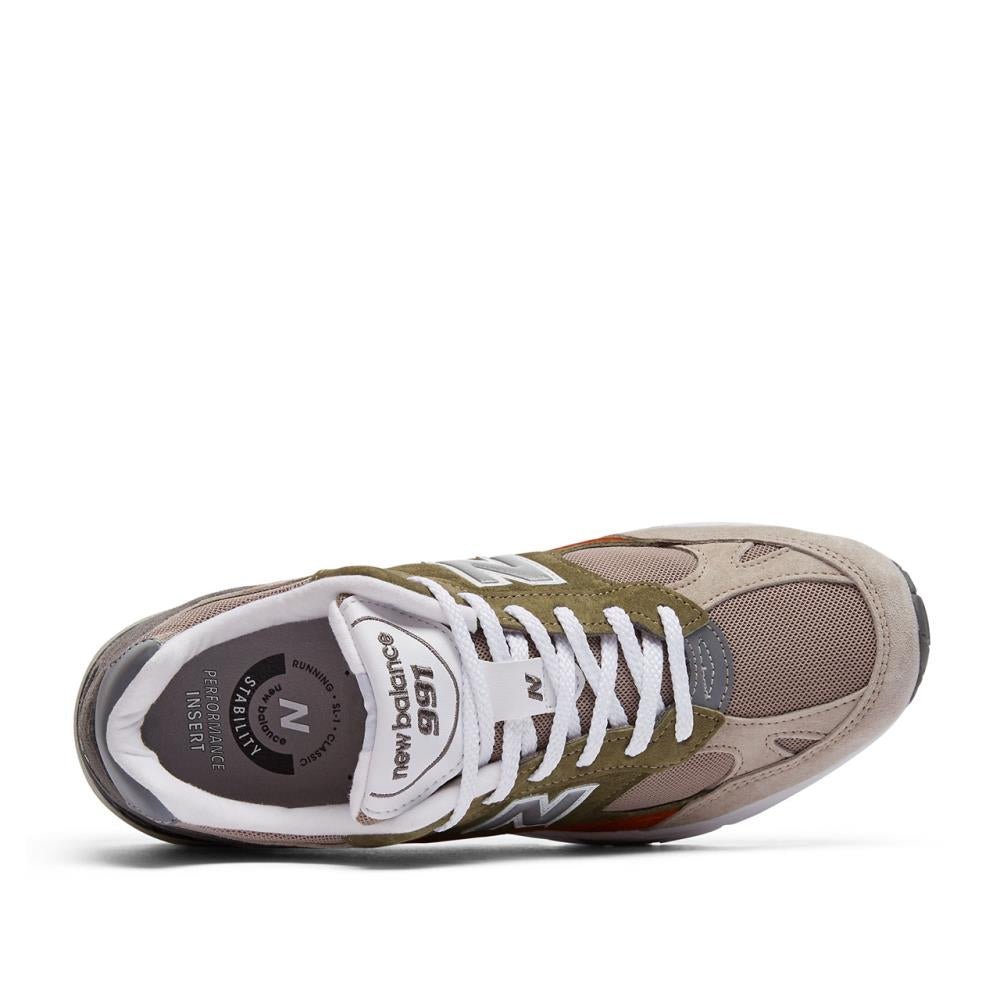 New Balance M991 NGO 'Made in England' (Nude / Grün / Orange) - Allike Store