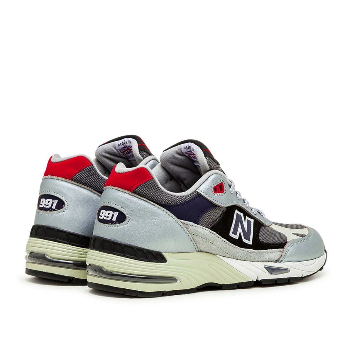 New Balance M991SKR 'Made in England' (Silber / Schwarz / Blau) - Allike Store