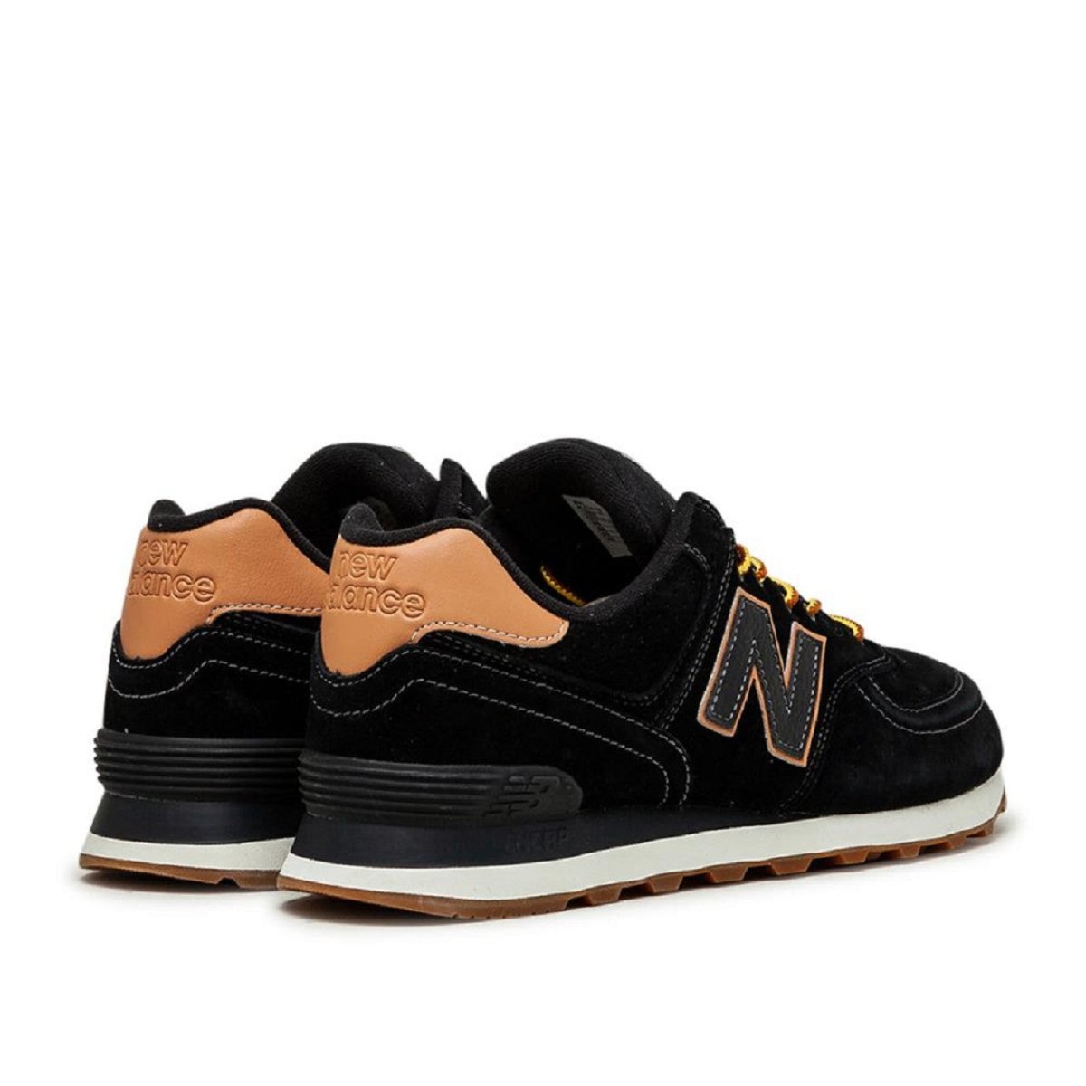 New Balance ML574 XAB (Schwarz / Braun) - Allike Store