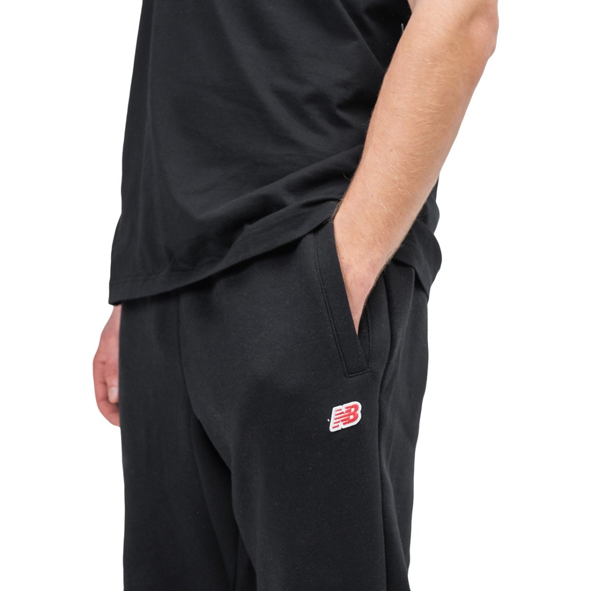 New Balance MP9351 BK Athletics Stadium Fleece Pants (Schwarz) - Allike Store