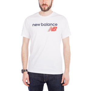 New Balance MT 73581 NB Athletics Main Logo Tee (Weiß) - Allike Store