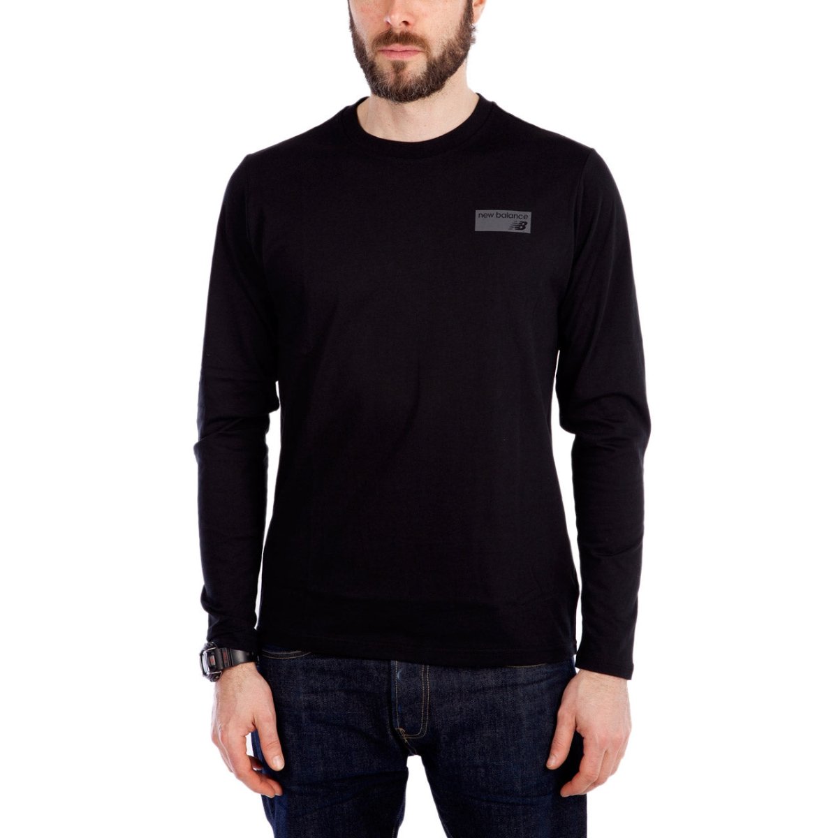 New Balance MT 81573 NB Athletics Classic Long Sleeve (Schwarz) - Allike Store