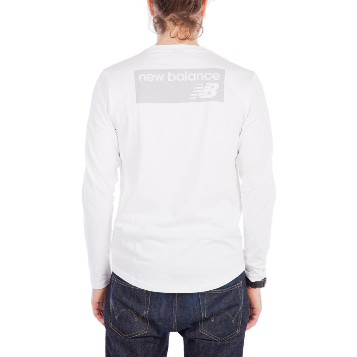 New Balance MT 81573 NB Athletics Classic Long Sleeve (Weiß) - Allike Store
