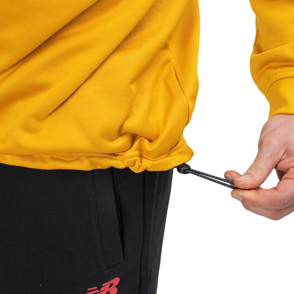 New Balance MT01506 VGL Track Sweatshirt (Weiß / Gelb) - Allike Store