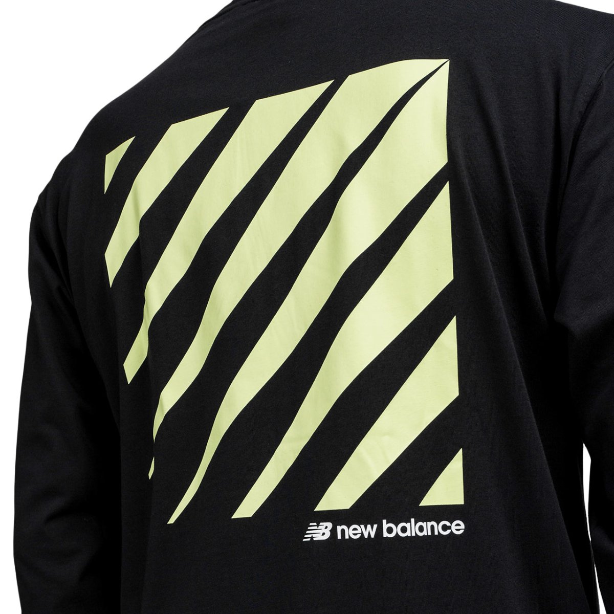 New Balance MT01537 BK Sport Style Optiks Long Sleeve Tee (Schwarz) - Allike Store