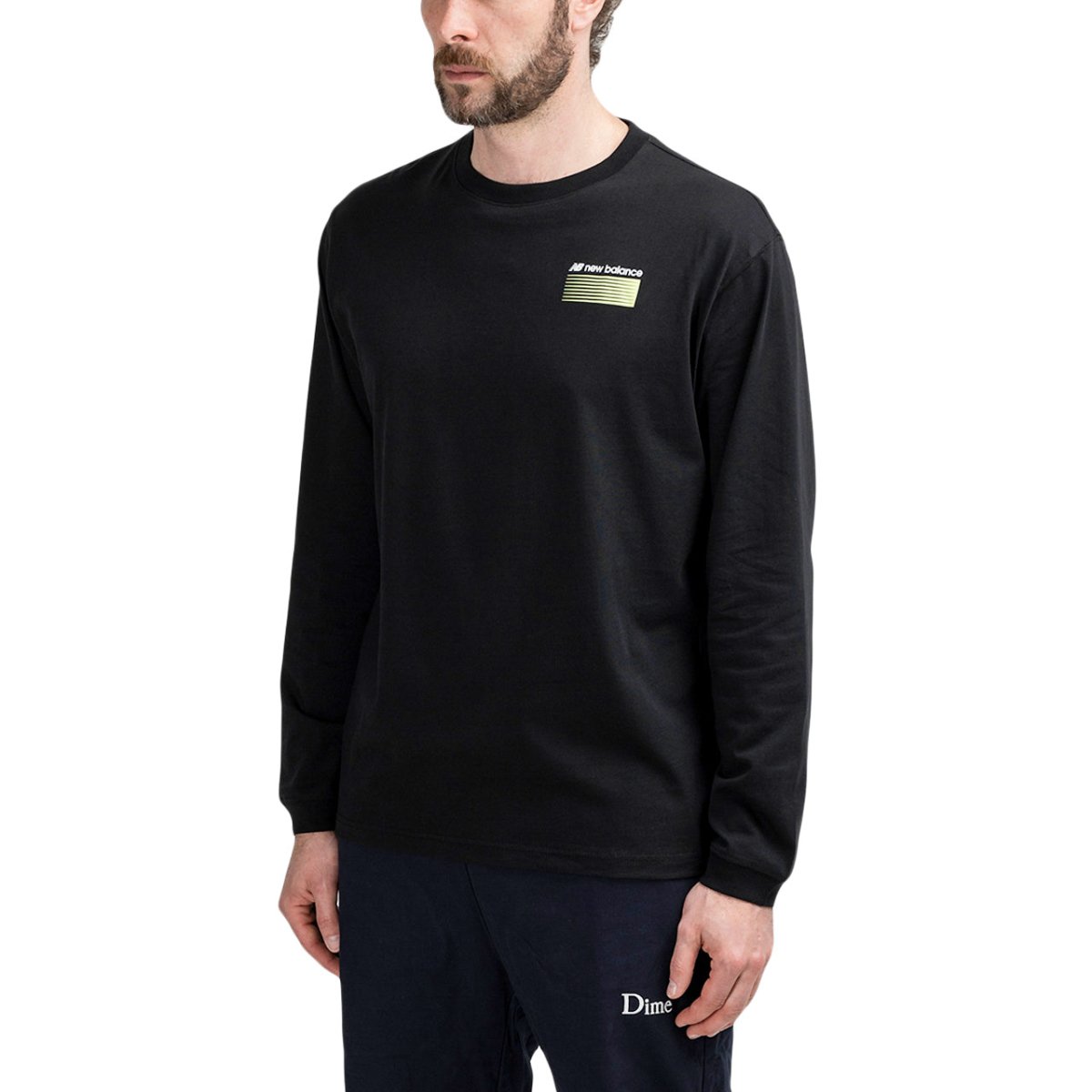 New Balance MT01537 BK Sport Style Optiks Long Sleeve Tee (Schwarz) - Allike Store