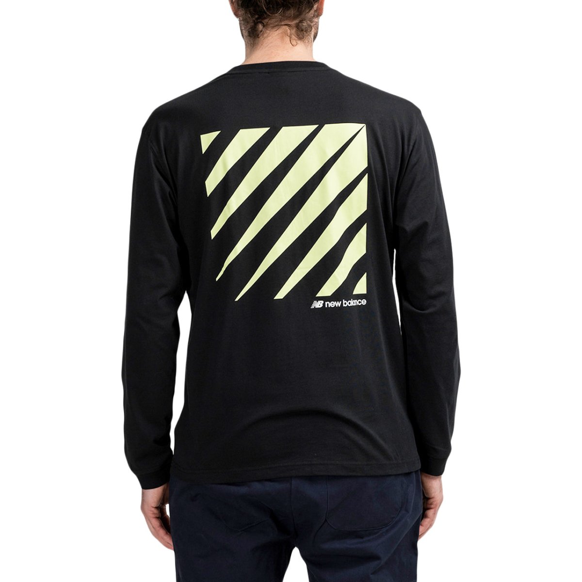 New Balance MT01537 BK Sport Style Optiks Long Sleeve Tee (Schwarz) - Allike Store