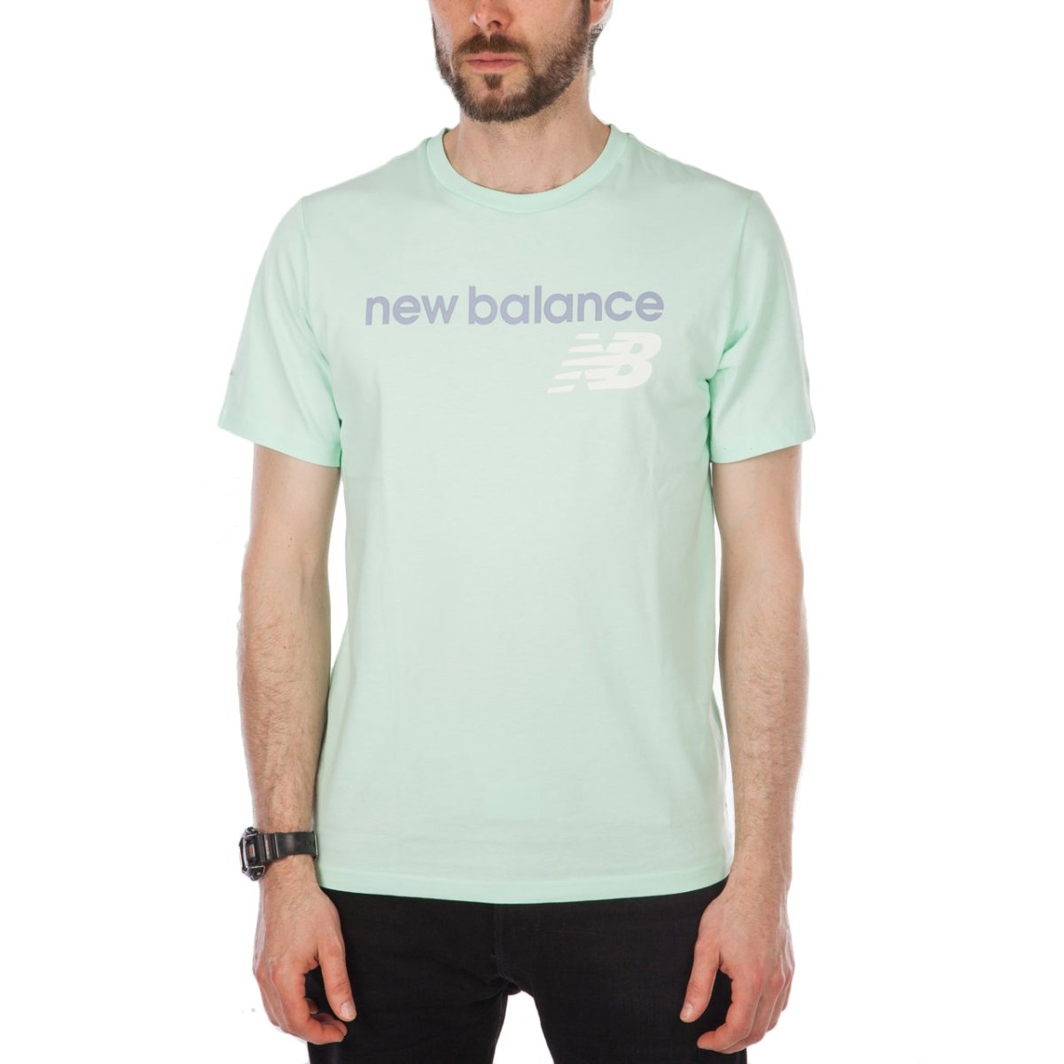 New Balance MT73581 Athletics Main Logo Tee (Sea Foam) - Allike Store