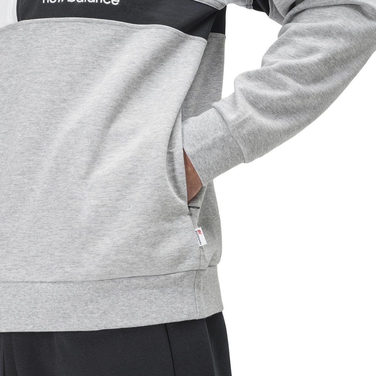 New Balance MT93501 WT Sweater (Weiß / Grau) - Allike Store