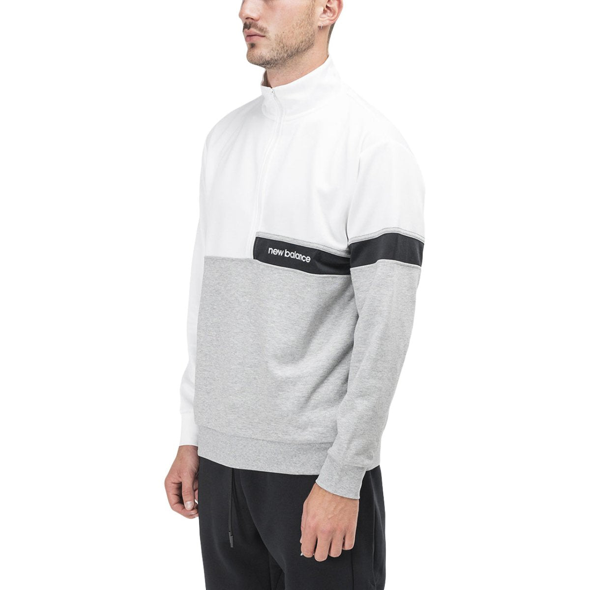 New Balance MT93501 WT Sweater (Weiß / Grau) - Allike Store
