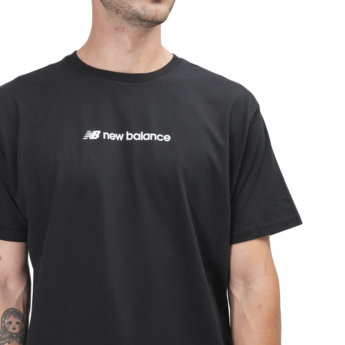 New Balance MT93517 BK Sportsytle Optiks Tee (Schwarz) - Allike Store