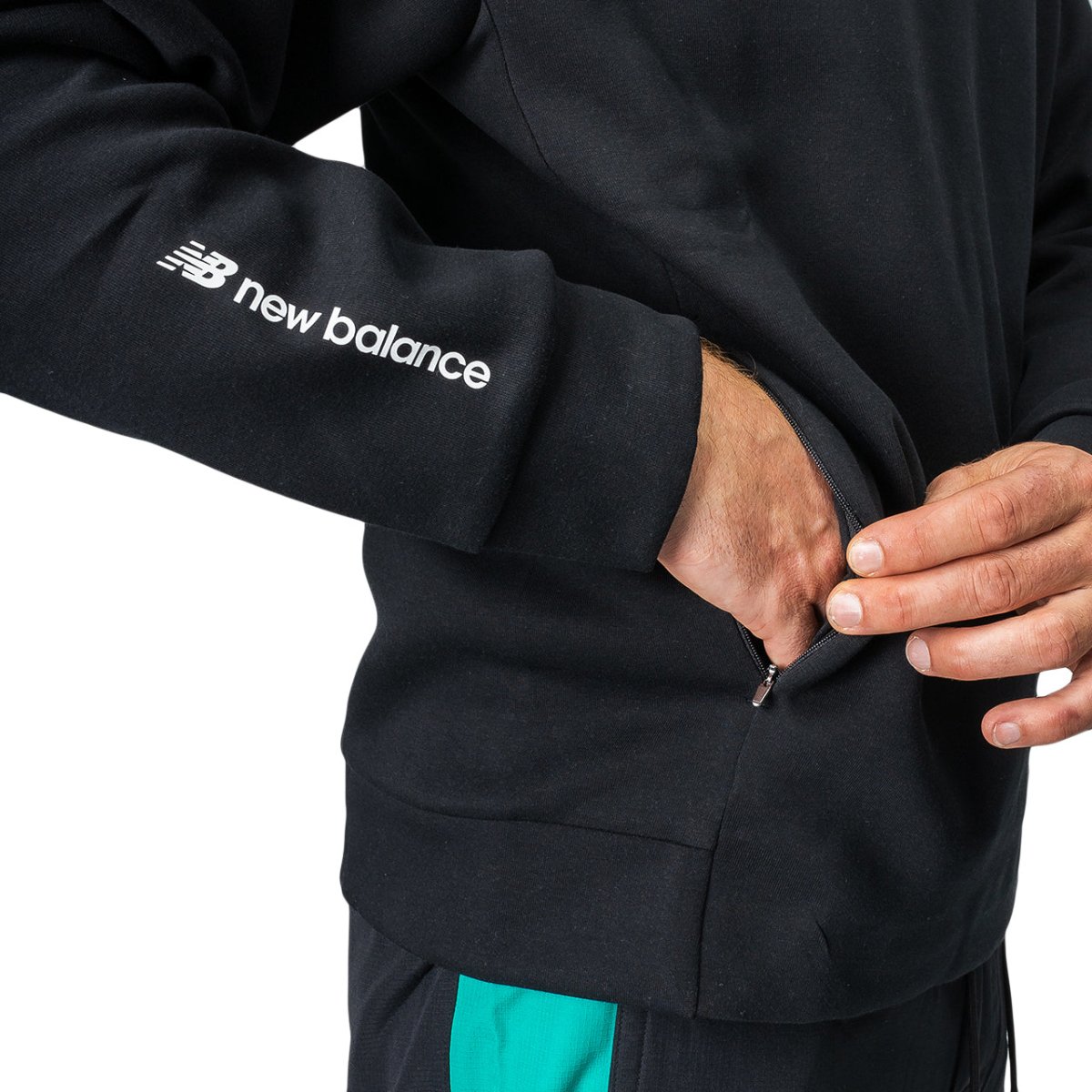 New Balance MT93531 BK Sport Style Core Crewneck (Schwarz) - Allike Store