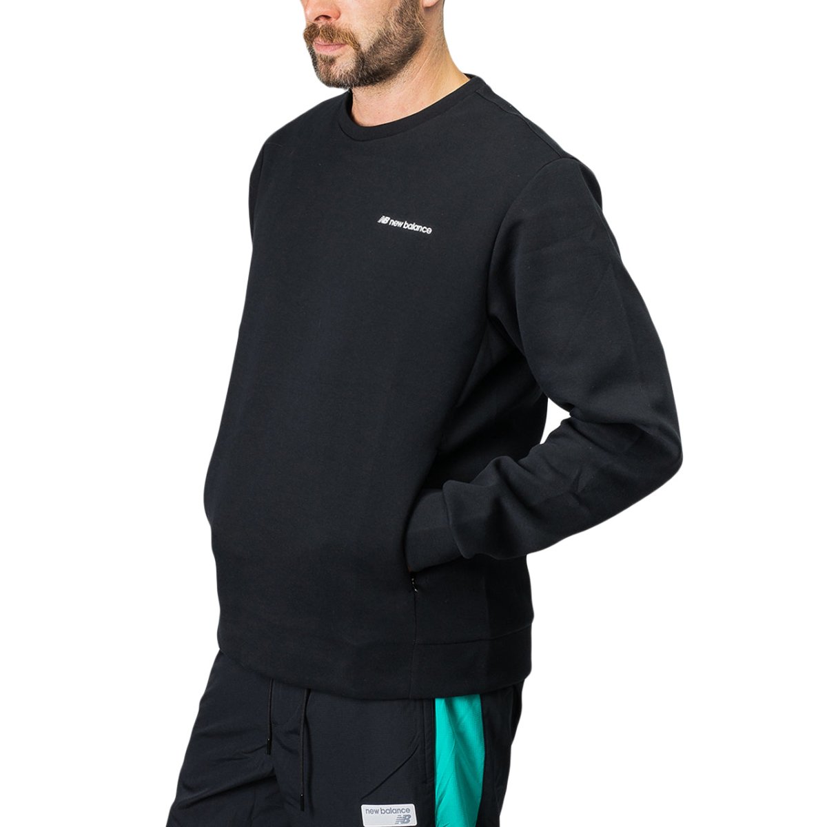 New Balance MT93531 BK Sport Style Core Crewneck (Schwarz) - Allike Store