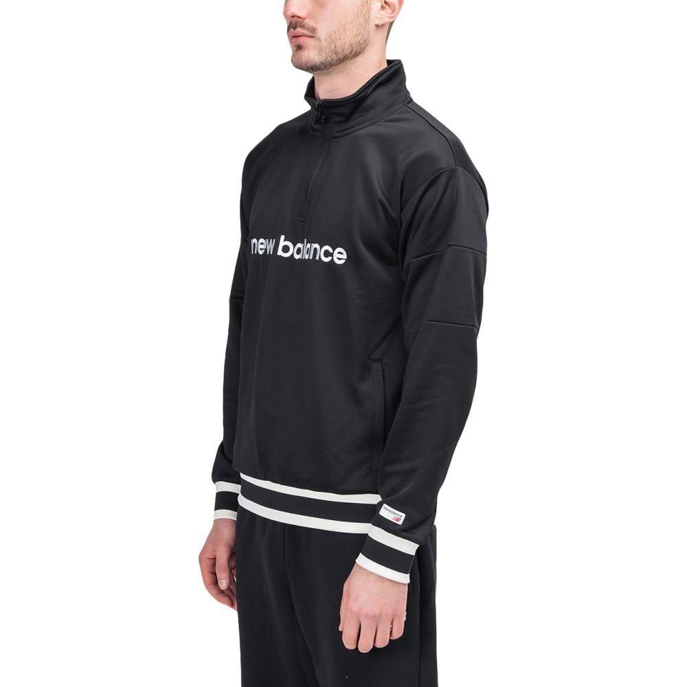 New Balance MT93545 REP Athletics Stadium Pullover (Schwarz / Weiss) - Allike Store