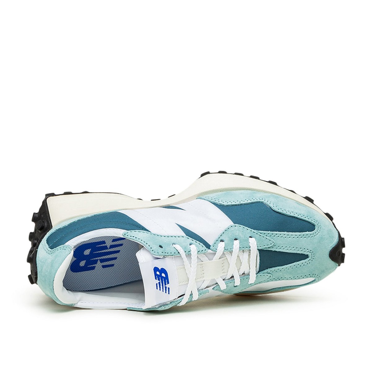 New Balance WS327LE1 (Weiß / Blau) - Allike Store