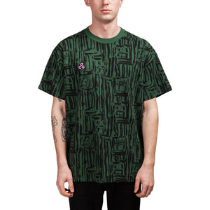 Nike ACG AOP T-Shirt (Schwarz / Grün) - Allike Store