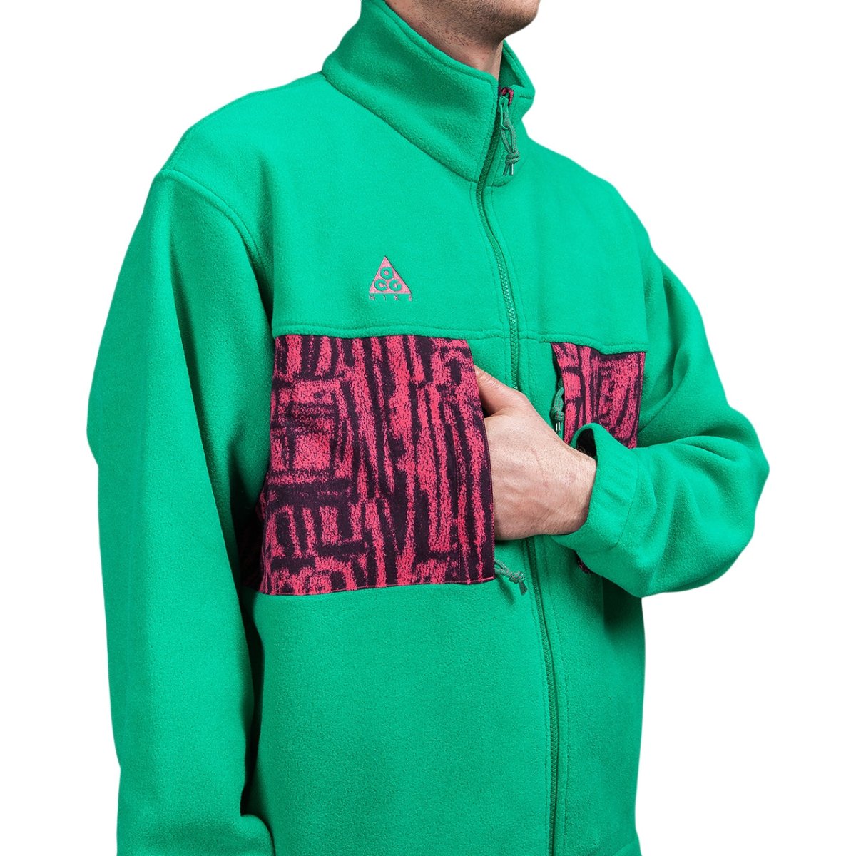 Nike ACG Fleece Jacket (Grün / Pink) - Allike Store