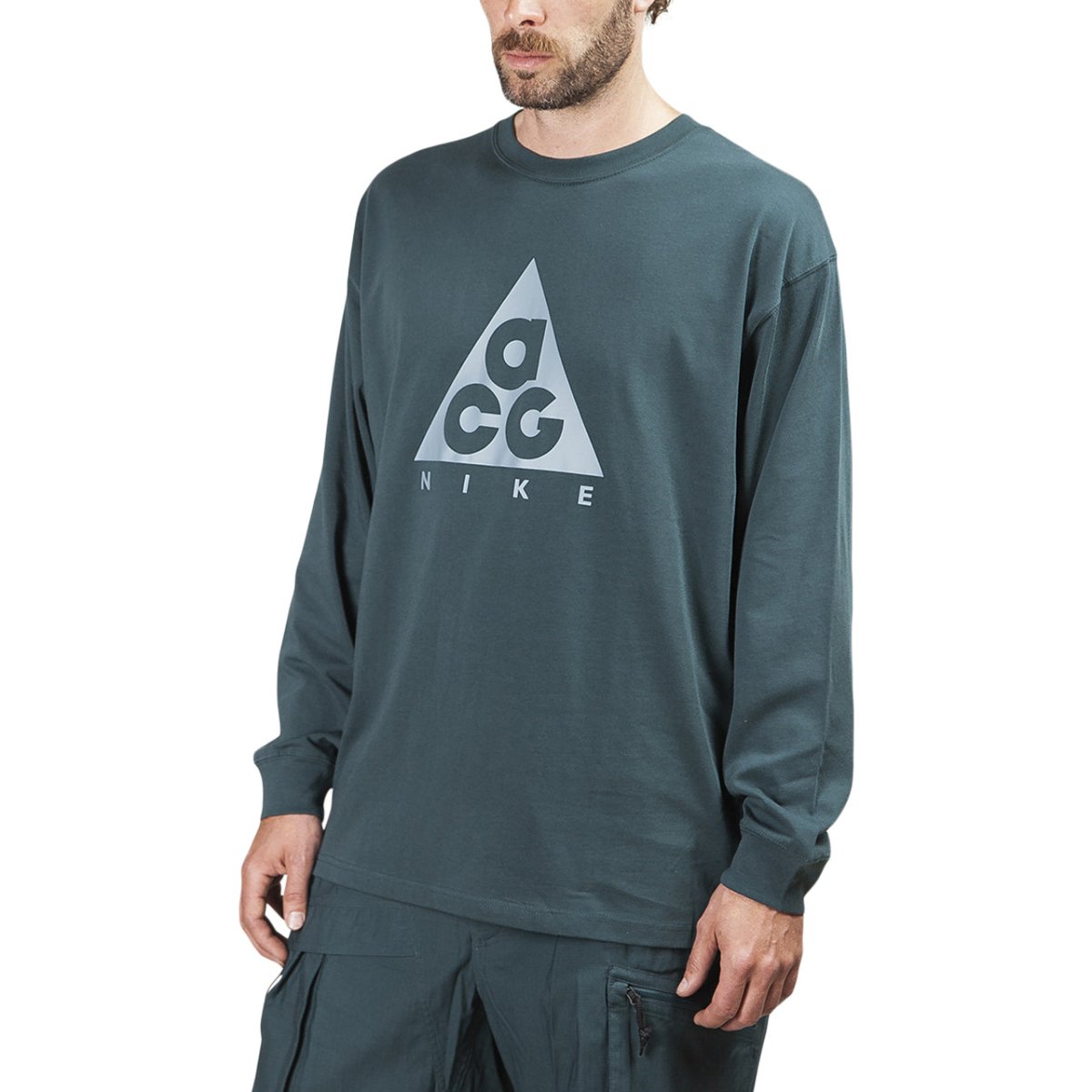 Nike ACG Logo Longsleeve (Dunkelgrün) - Allike Store