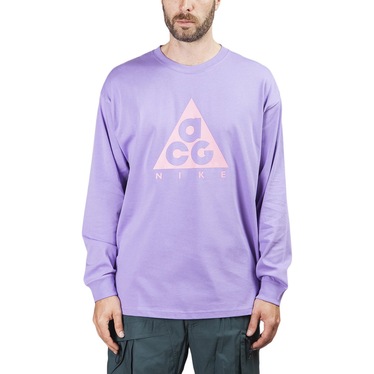 Nike ACG Logo Longsleeve (Lila / Pink) - Allike Store