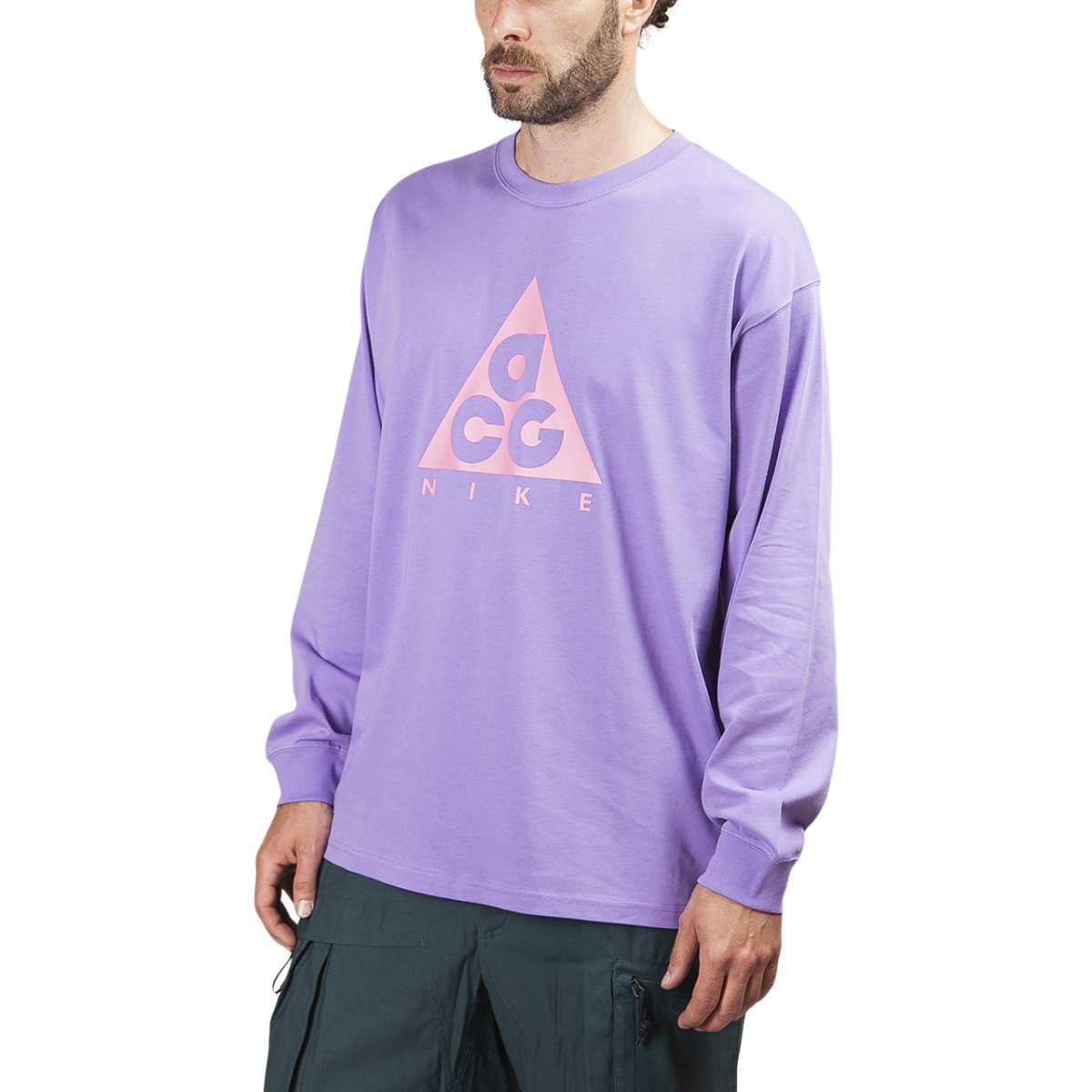Nike ACG Logo Longsleeve (Lila / Pink) - Allike Store