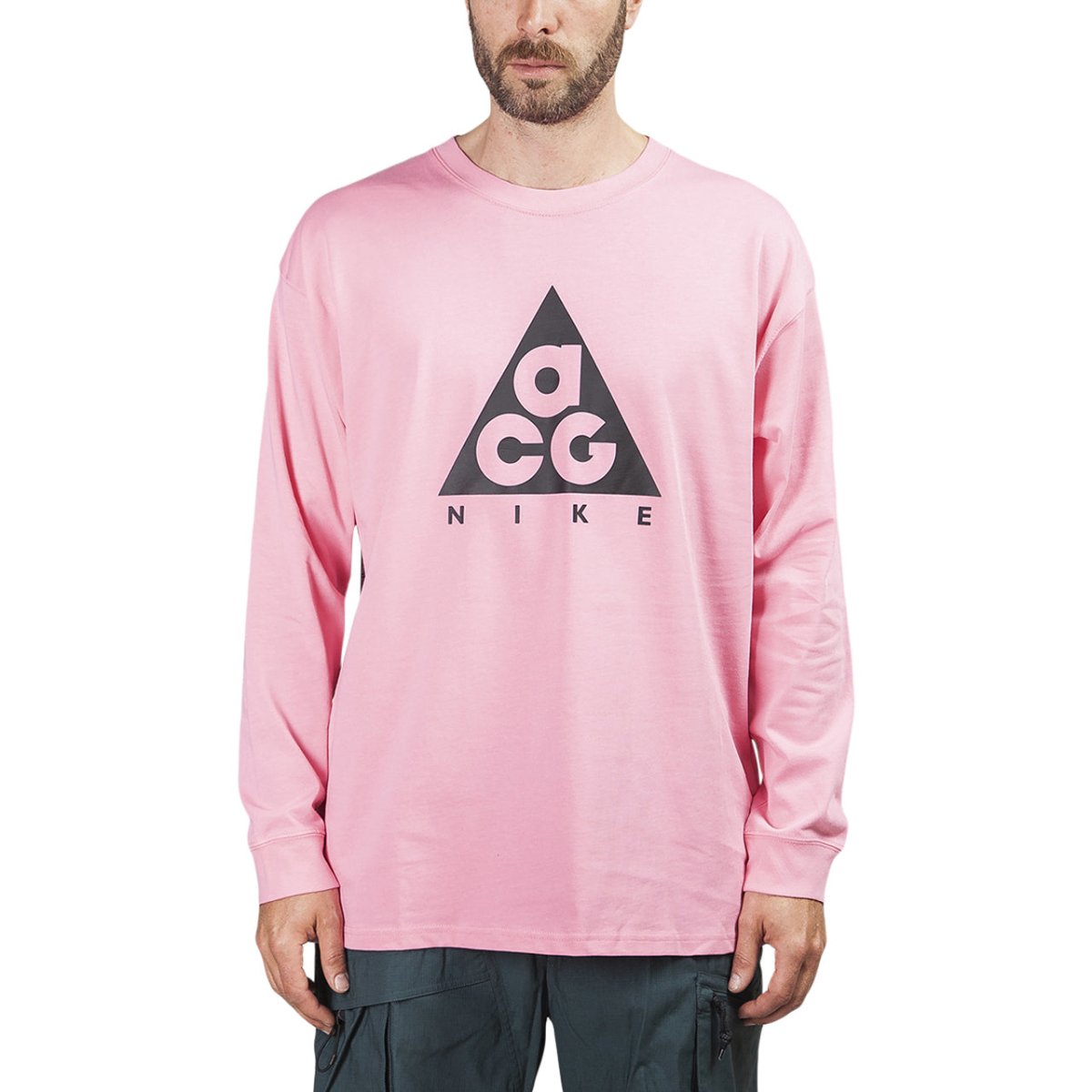 Nike ACG Logo Longsleeve (Pink / Schwarz) - Allike Store