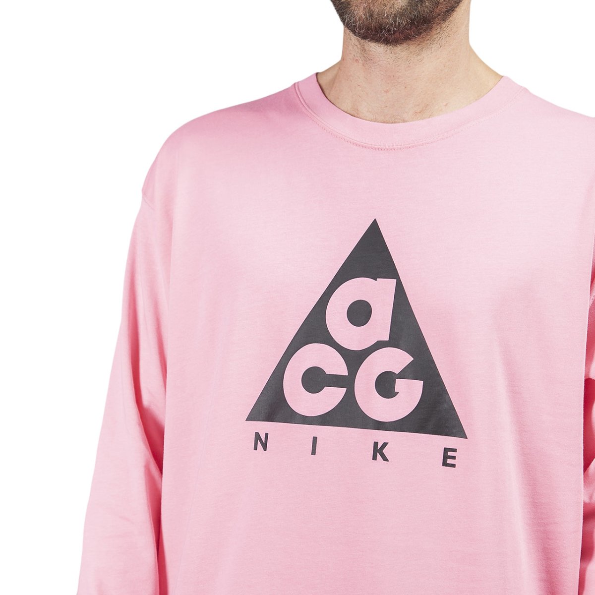 Nike ACG Logo Longsleeve (Pink / Schwarz) - Allike Store