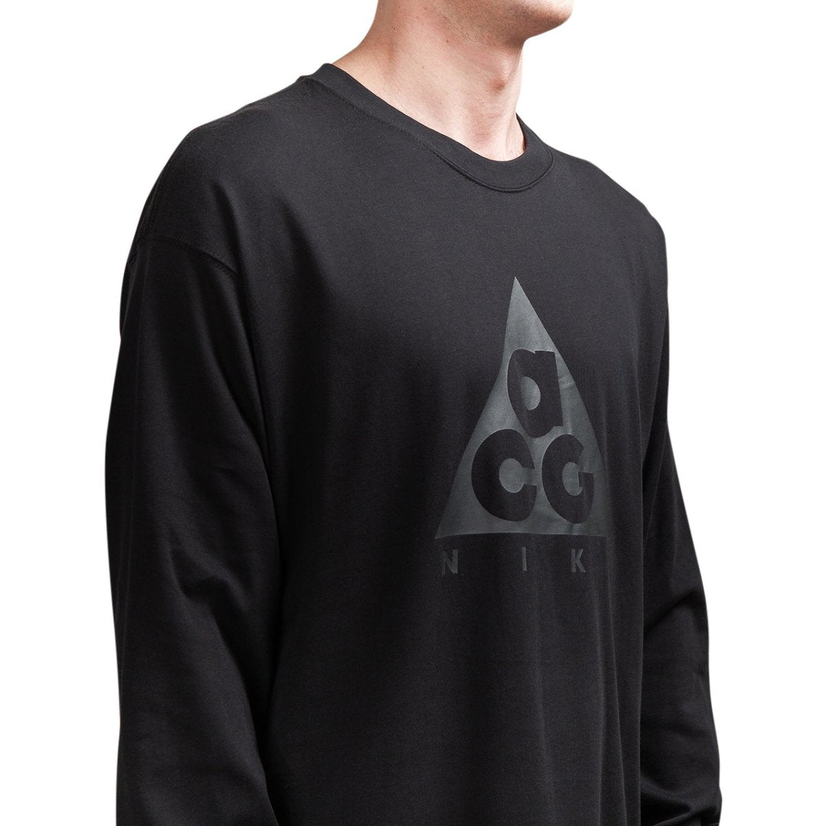 Nike ACG Logo Longsleeve (Schwarz) - Allike Store