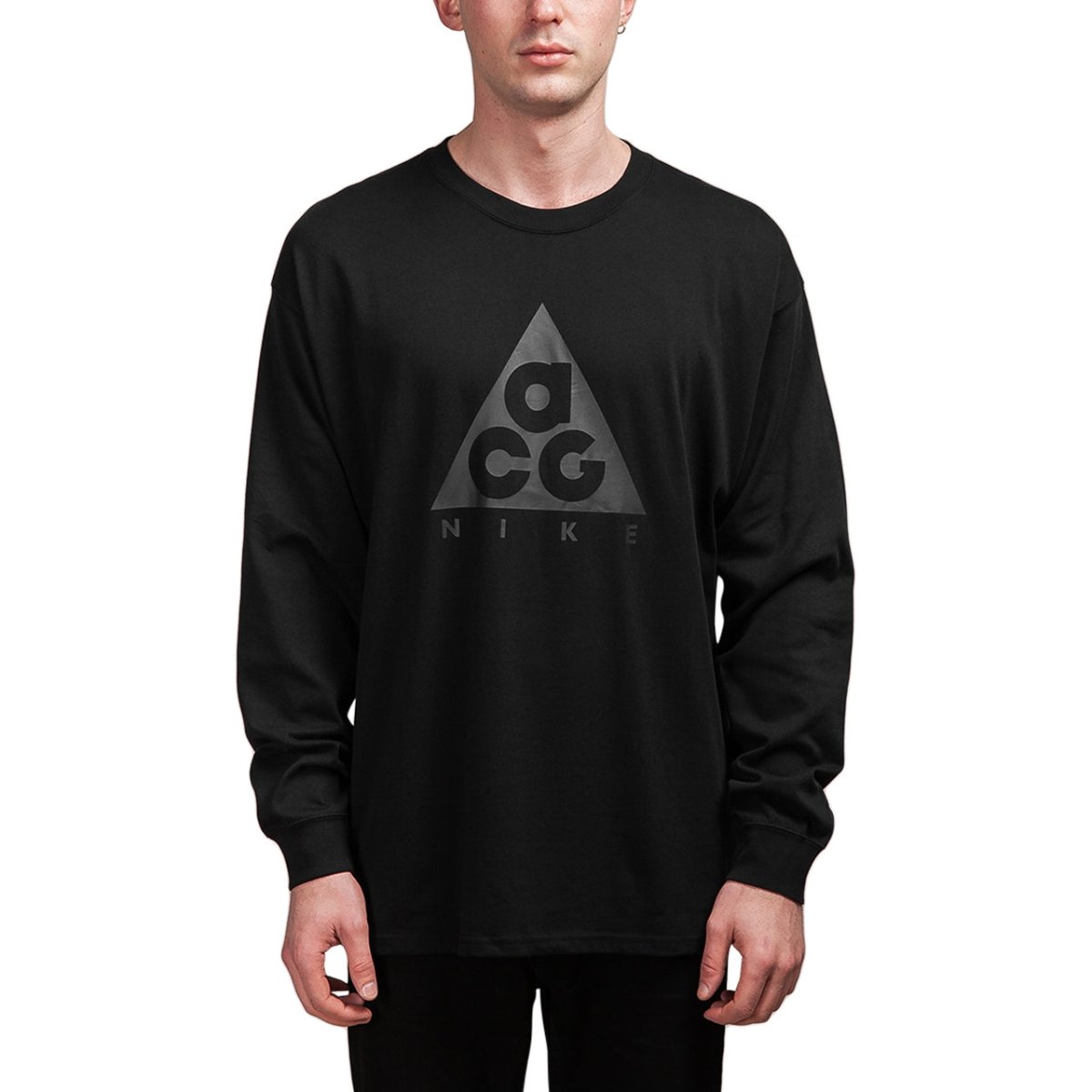 Nike ACG Logo Longsleeve (Schwarz) - Allike Store
