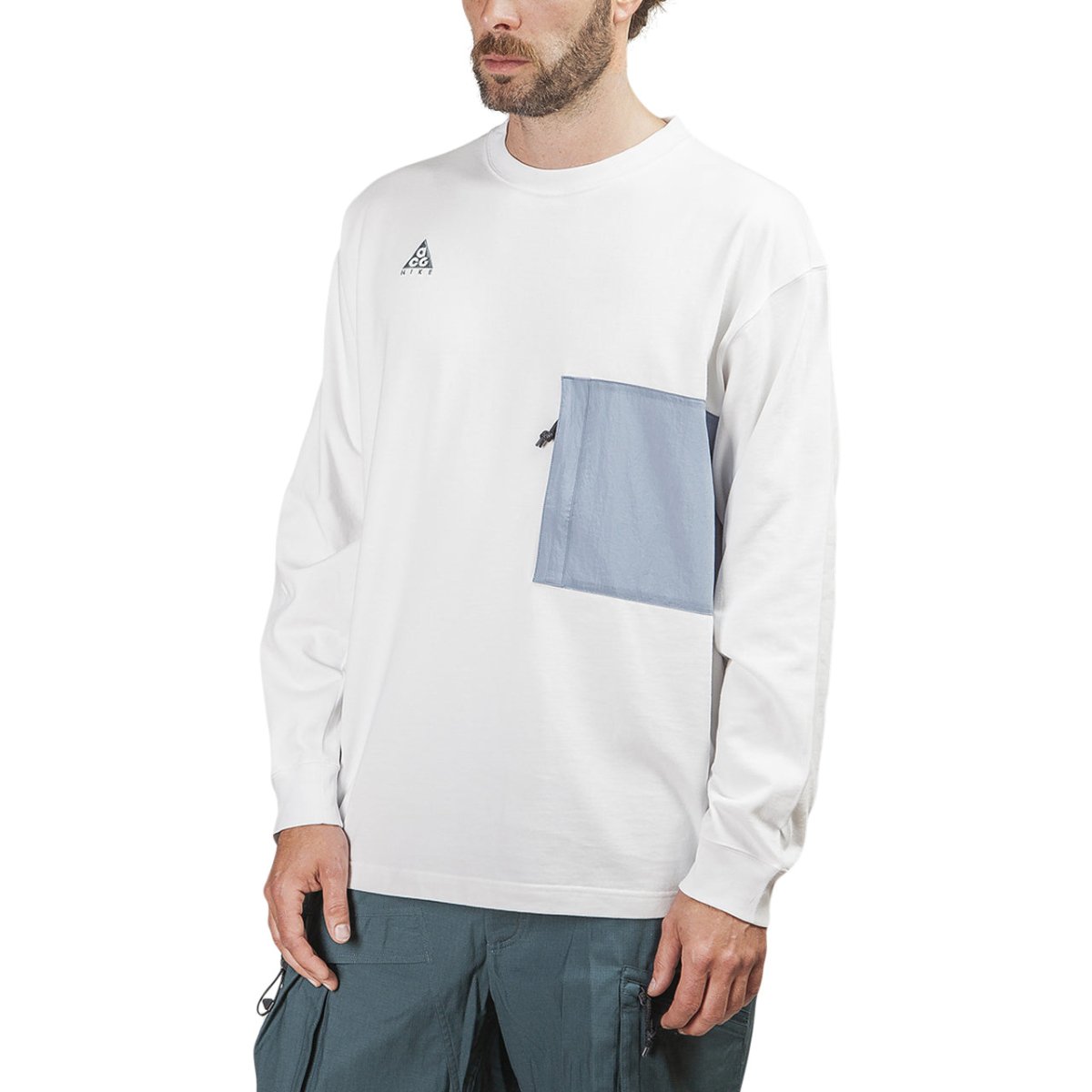 Nike ACG Longsleeve (Weiß / Grau) - Allike Store
