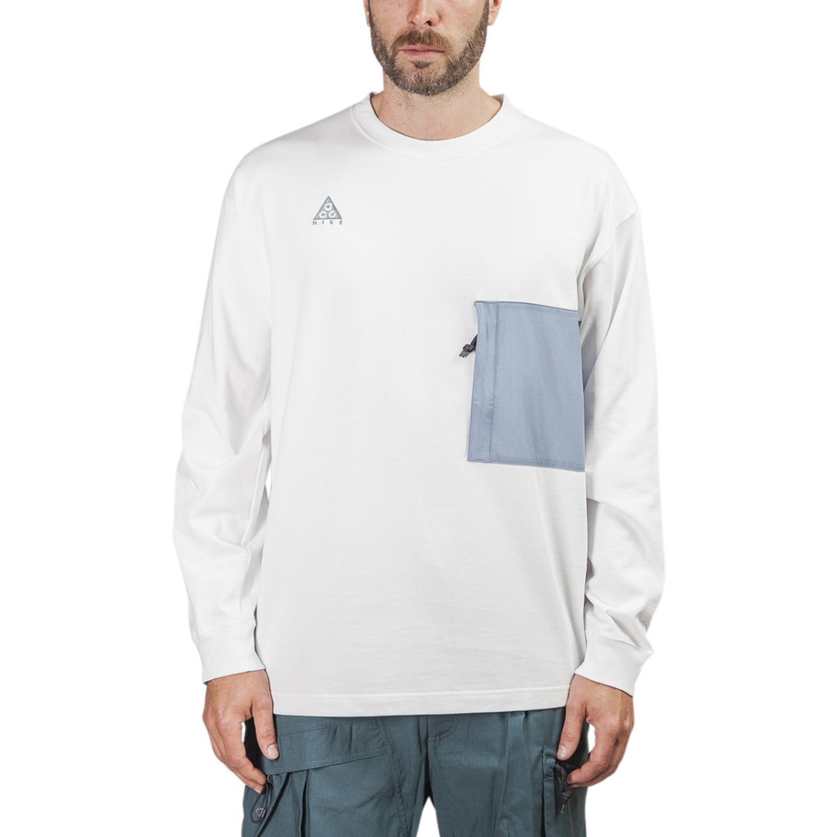 Nike ACG Longsleeve (Weiß / Grau) - Allike Store
