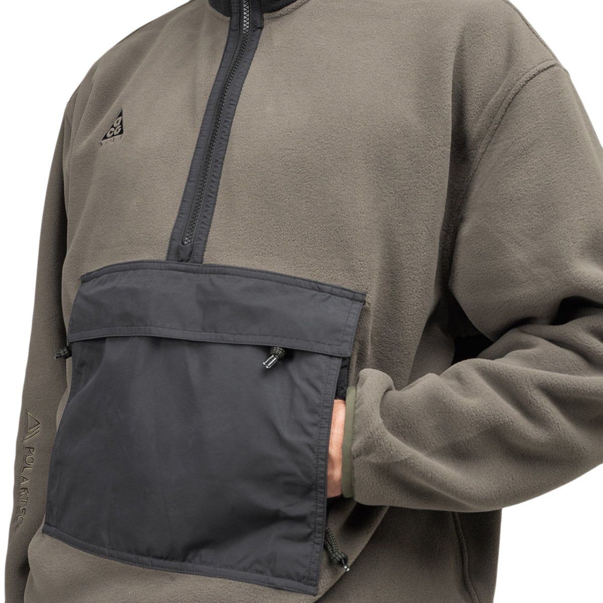 Nike ACG Polar Half Zip Anorak (Olive / Schwarz) - Allike Store