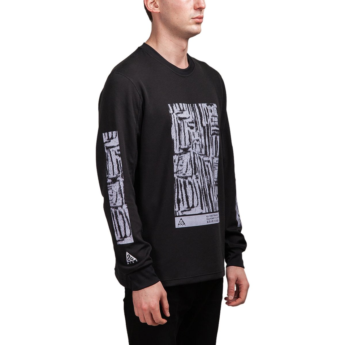 Nike ACG Waffle Longsleeve (Schwarz) - Allike Store