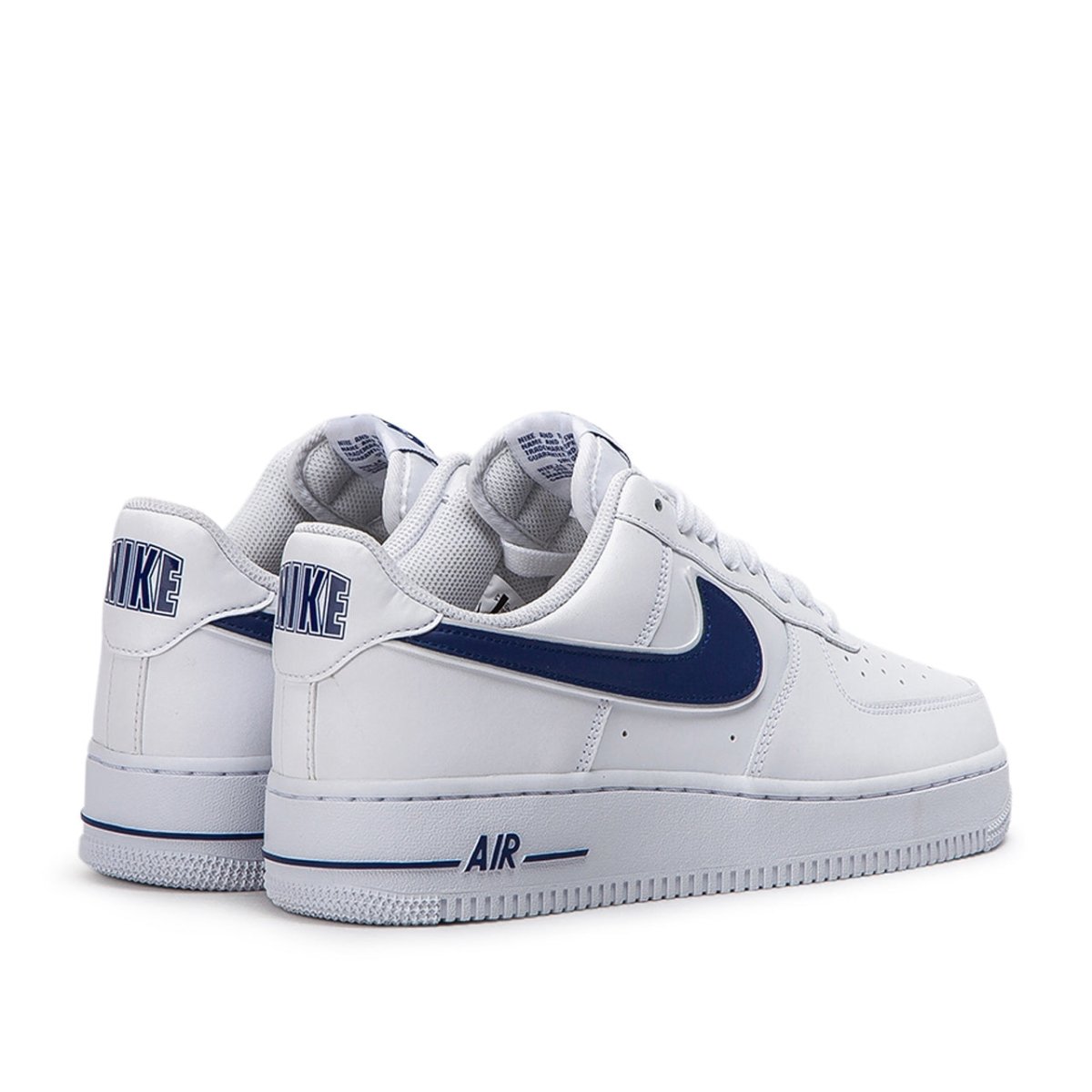 Nike Air Force 1 '07 3 (Weiß / Navy)  - Allike Store