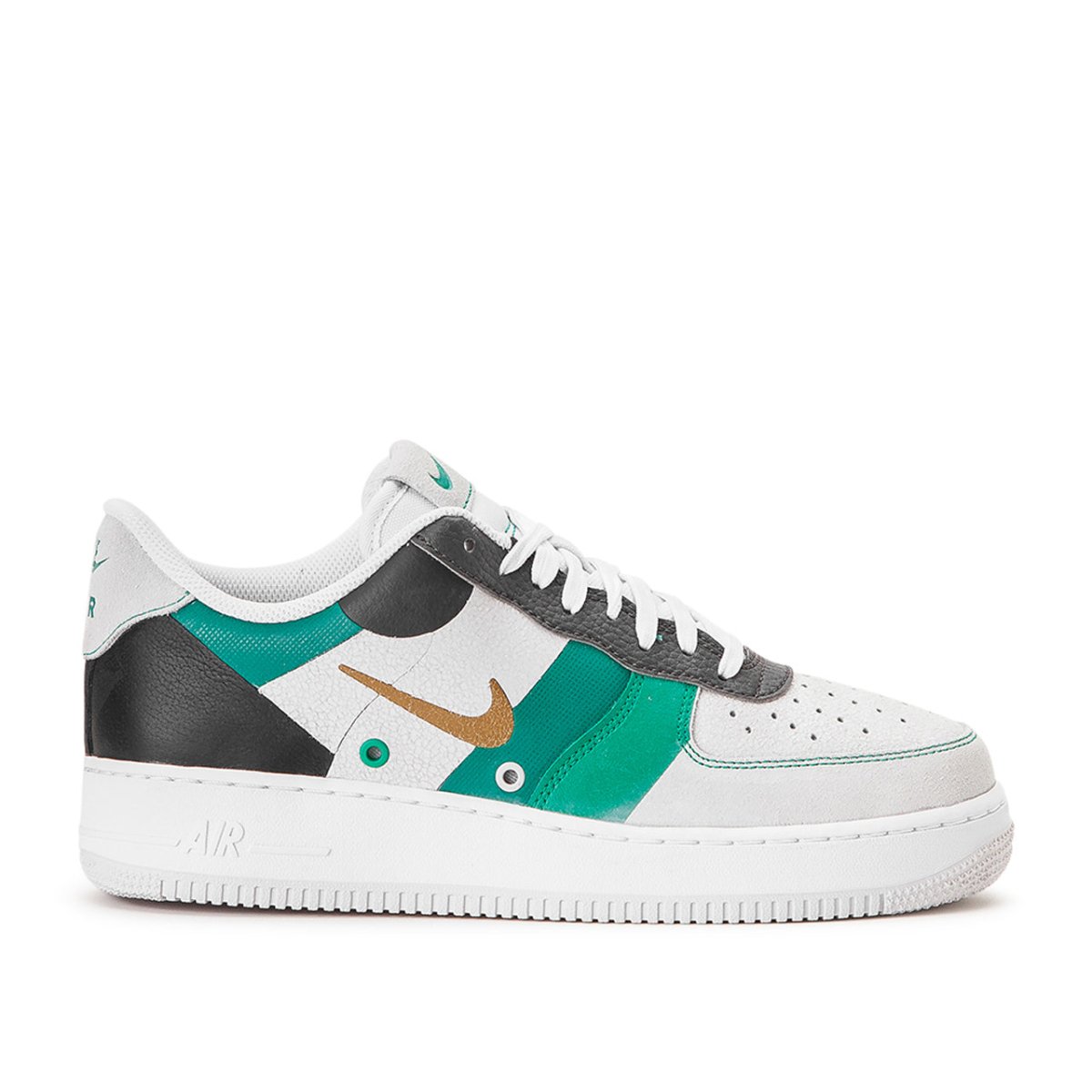 Nike Air Force 1 '07 Premium (Weiß / Grün / Schwarz)  - Allike Store
