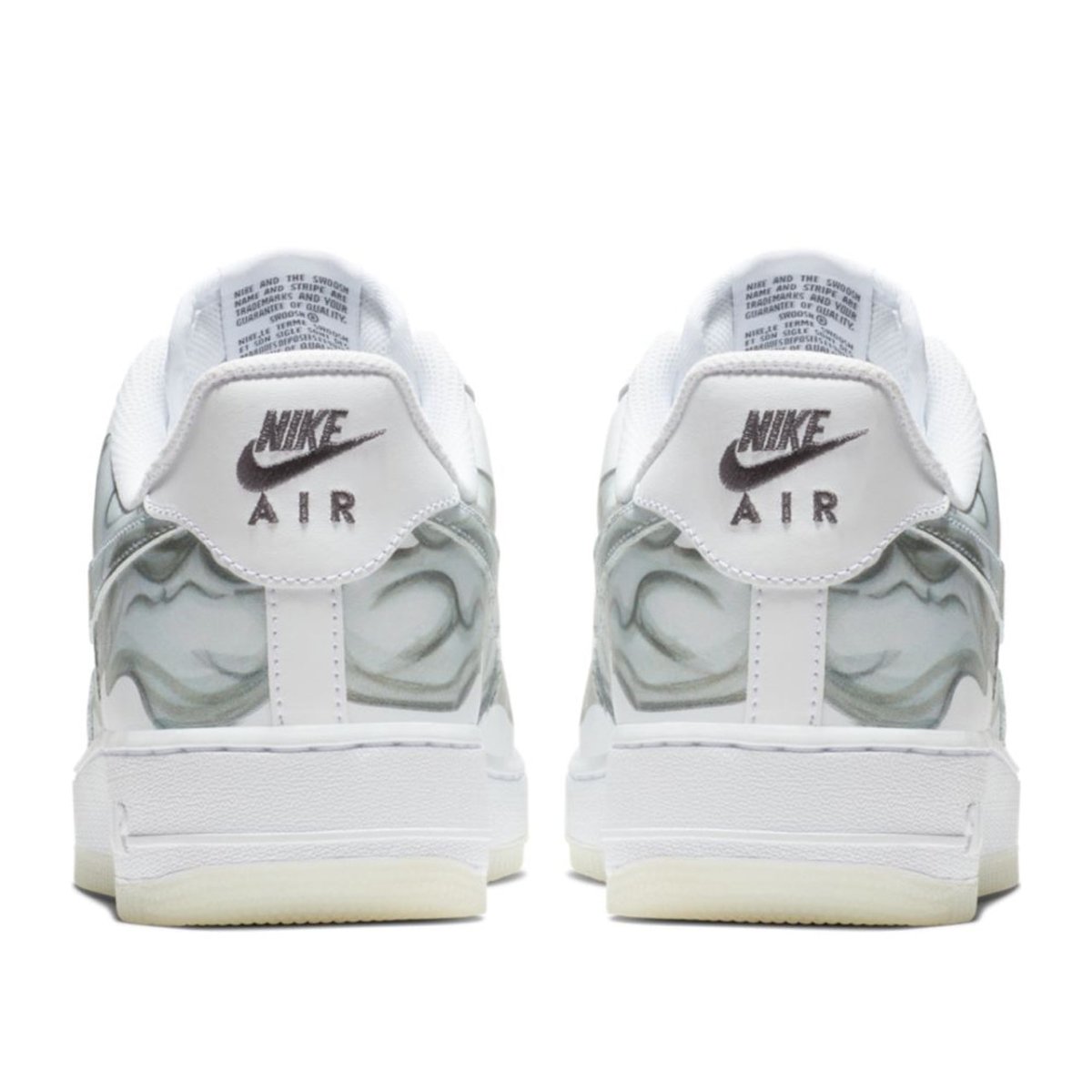 Nike Air Force 1 '07 Skeleton (Weiß)  - Allike Store