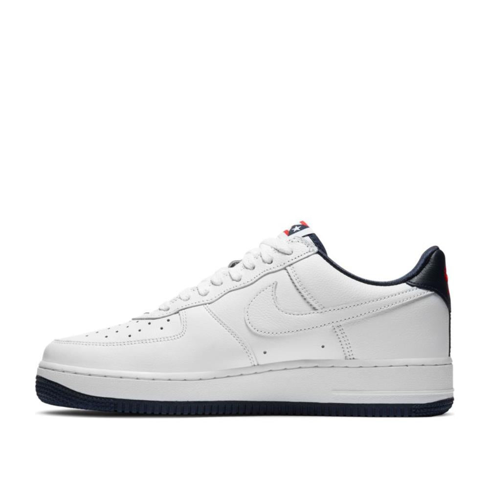 Nike Air Force 1 Low QS 'Puerto Rico' (Weiß / Navy / Rot) - Allike Store