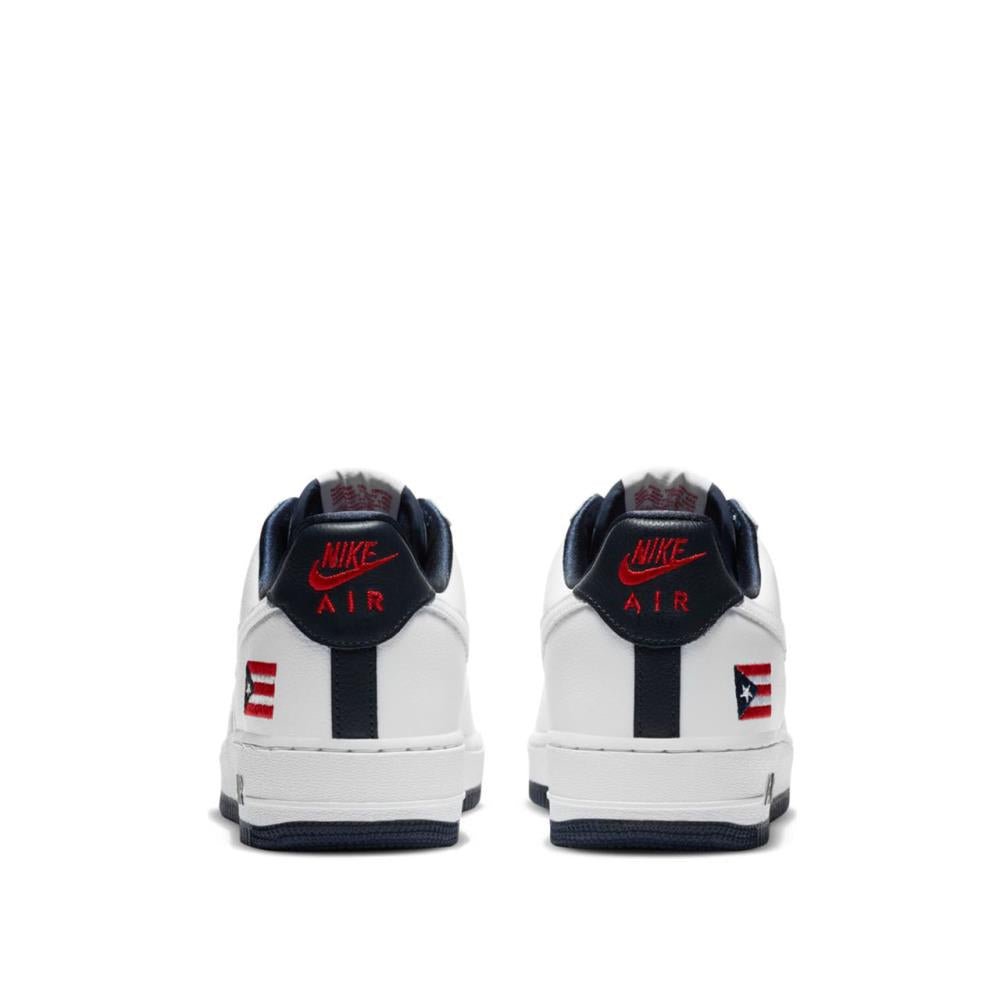 Nike Air Force 1 Low QS 'Puerto Rico' (Weiß / Navy / Rot) - Allike Store