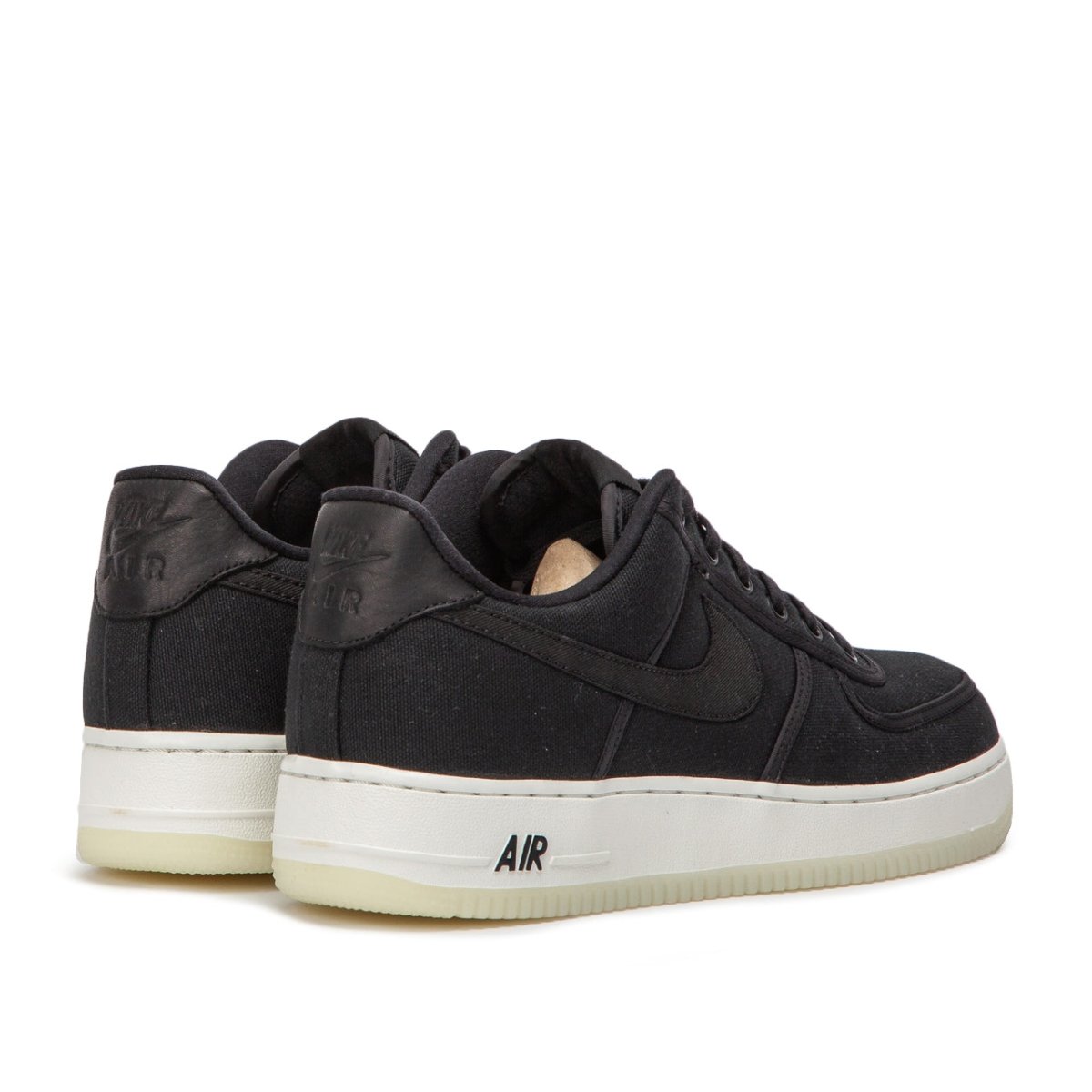 Nike Air Force 1 Low Retro QS Canvas (Schwarz / Weiß)  - Allike Store