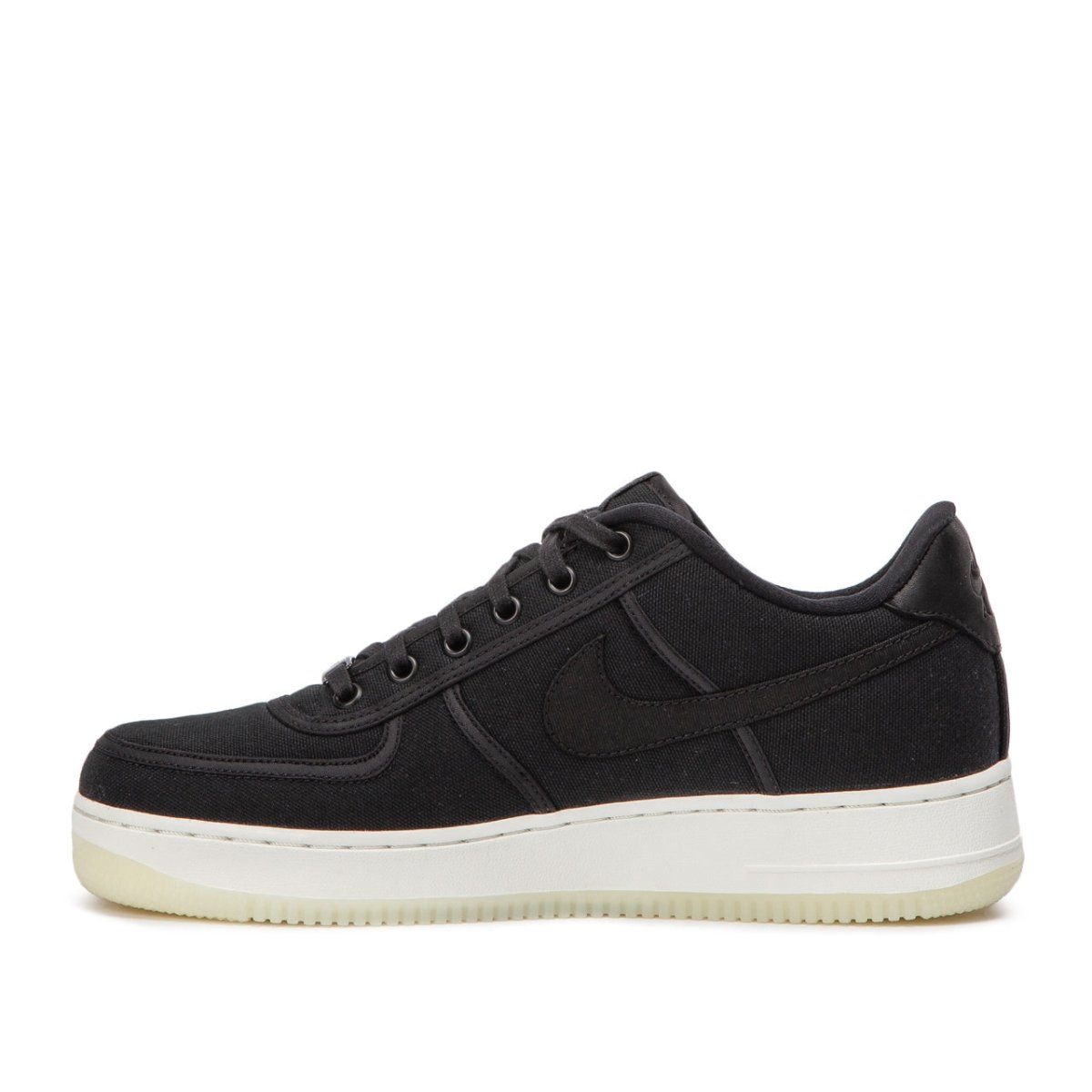 Nike Air Force 1 Low Retro QS Canvas (Schwarz / Weiß)  - Allike Store