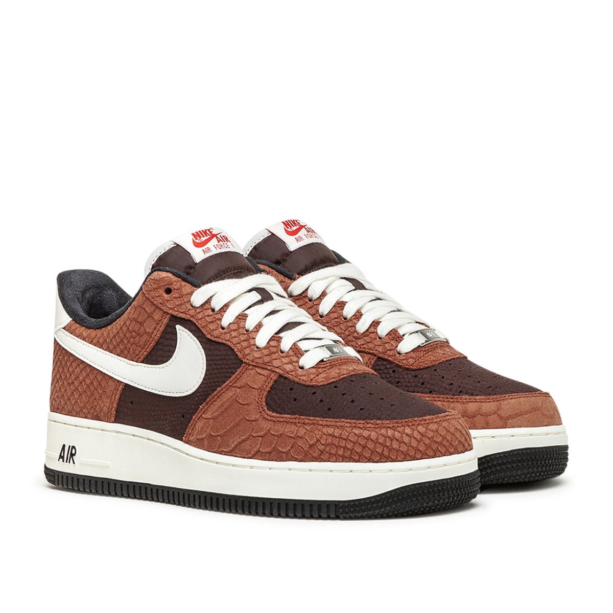 Nike Air Force 1 Premium (Rot / Beige) - Allike Store
