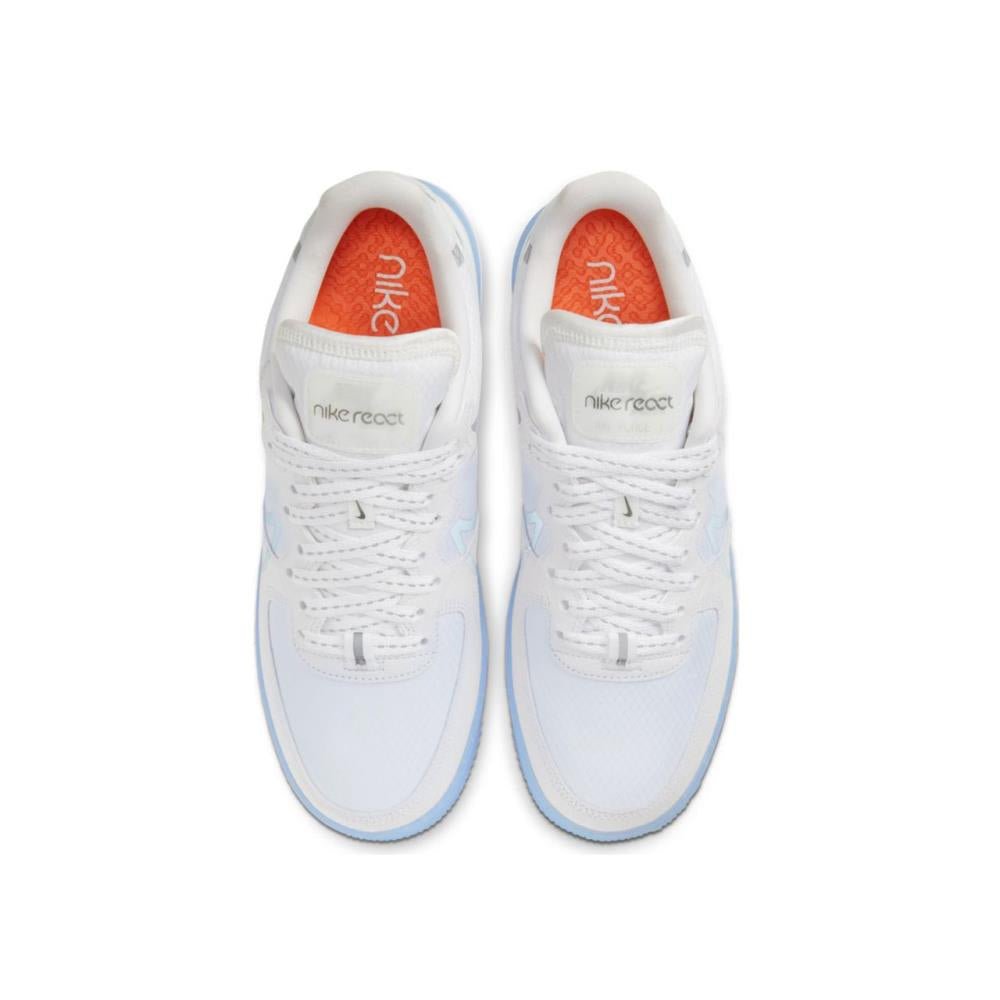 Nike Air Force 1 React QS 'White Ice' (Weiß / Grau / Blau) - Allike Store