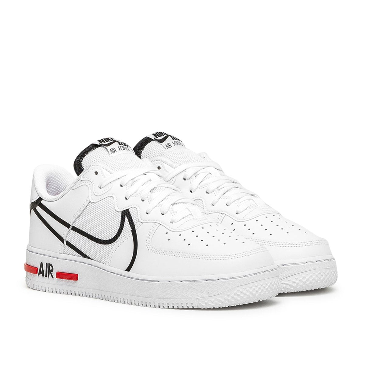 Nike Air Force 1 React (Weiss / Rot) - Allike Store