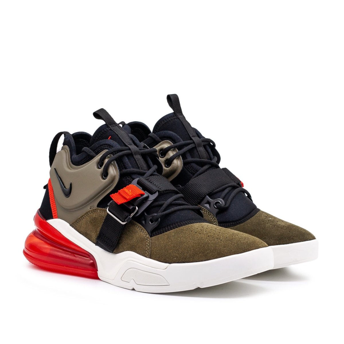 Nike Air Force 270 “Medium Olive” (Olivgrün / Schwarz / Red) - Allike Store