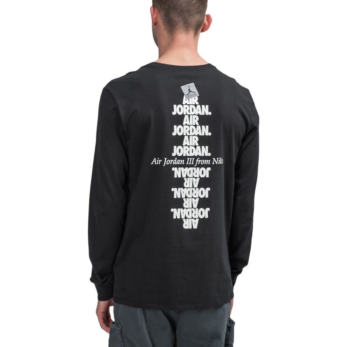 Nike Air Jordan AJ 3 CNXN 3 Longsleeve Shirt (Schwarz / Weiß) - Allike Store