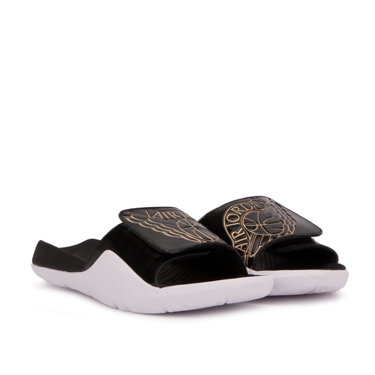 Nike Air Jordan Hydro 7 Slide (Schwarz / Gold / Weiß)  - Allike Store