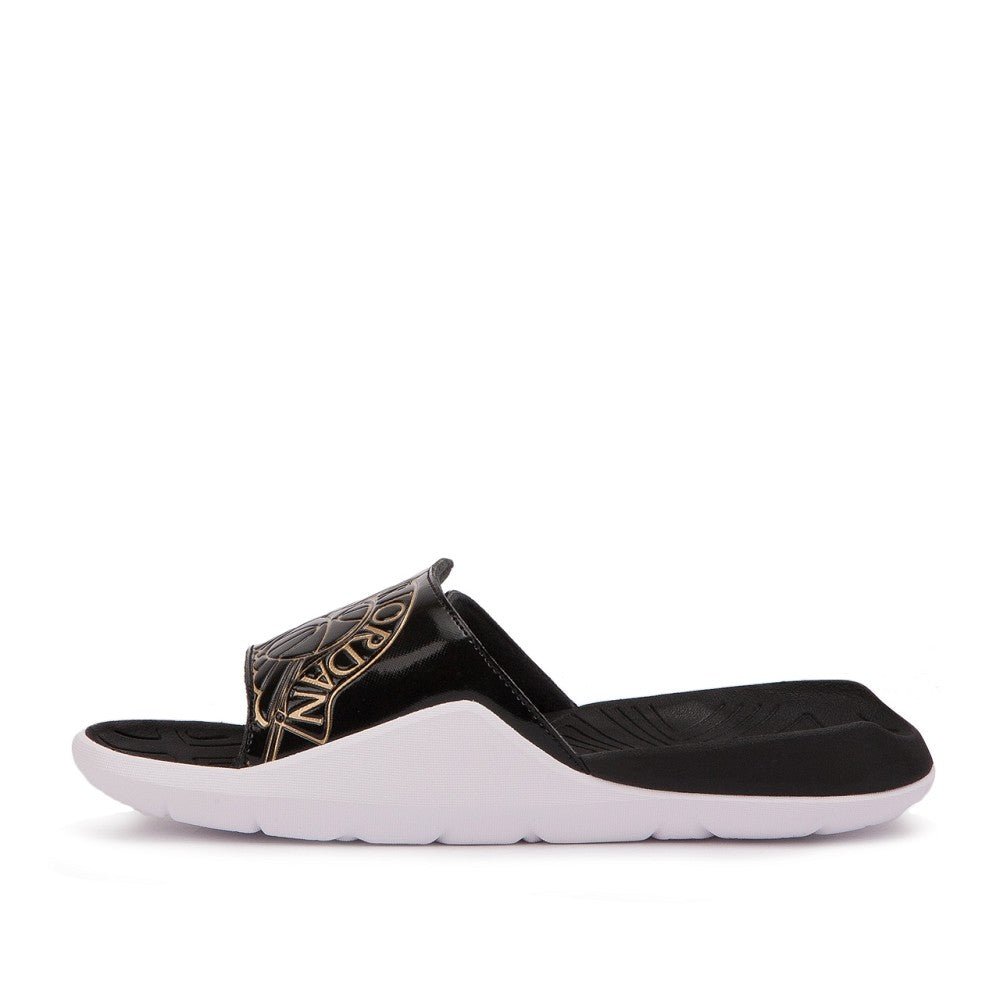 Nike Air Jordan Hydro 7 Slide (Schwarz / Gold / Weiß)  - Allike Store