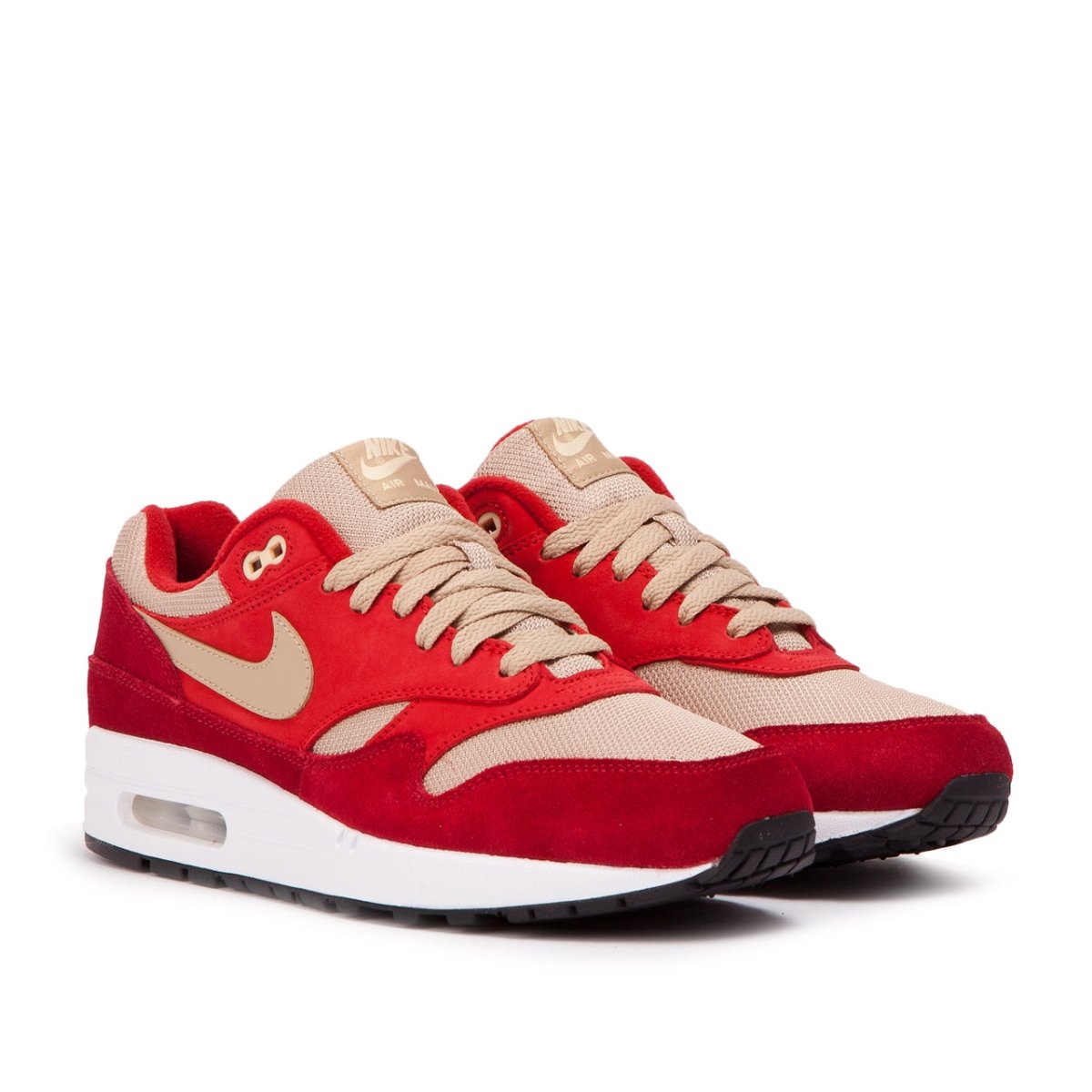 Nike Air Max 1 Premium 'Curry Pack' (Rot / Beige / Vanille) - Allike Store